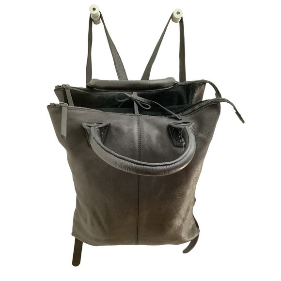 Free People Crossroad Convertible Backpack in Black Leather main image 9